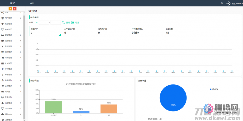 021瀚洋直播v2.2.69直播+抖音短视频+直播带货+朋友圈动态+远程礼物+全场飘屏"